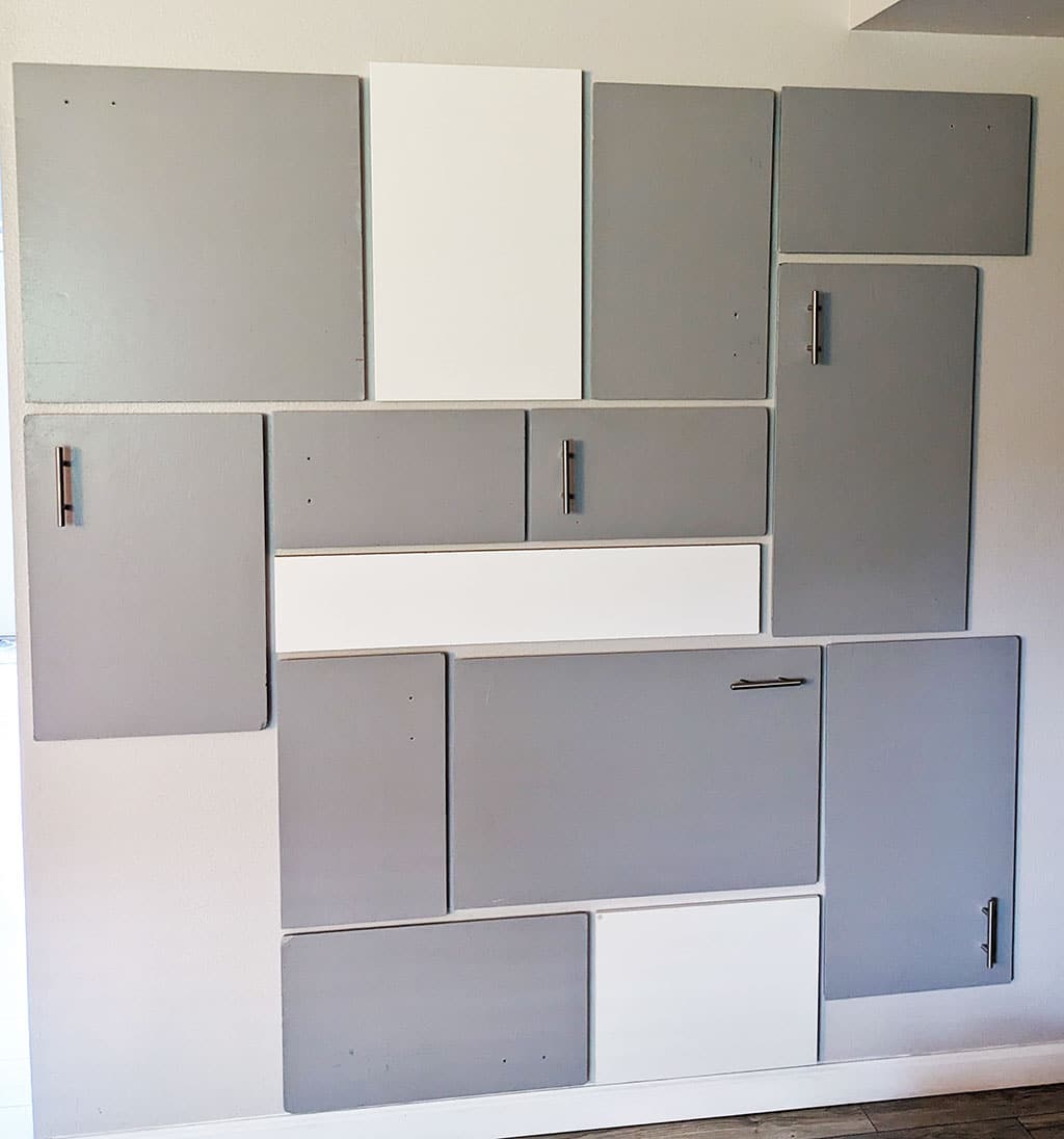 Cabinet Doors in Grid