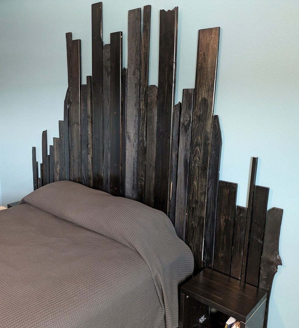 Cityscape Headboard from the Right